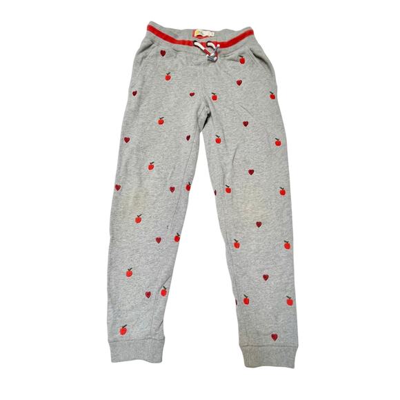 Mini Boden Apple and Heart Joggers Size 9 - Picture 1 of 5